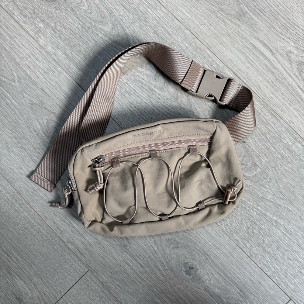 Beige Crossbody or Waist Bag